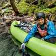 Water quality testing on the North Fork of the Smith River in Oregon