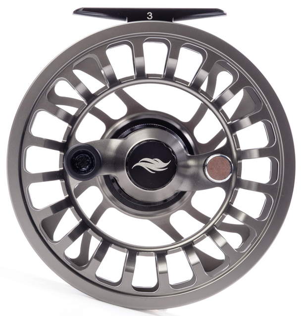 Front view of the new Kraken XLA. Allen Fly Fishing Kraken XLA Reel - Front
