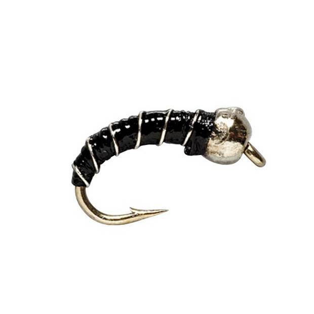 Photo: Orvis black zebra midge fly