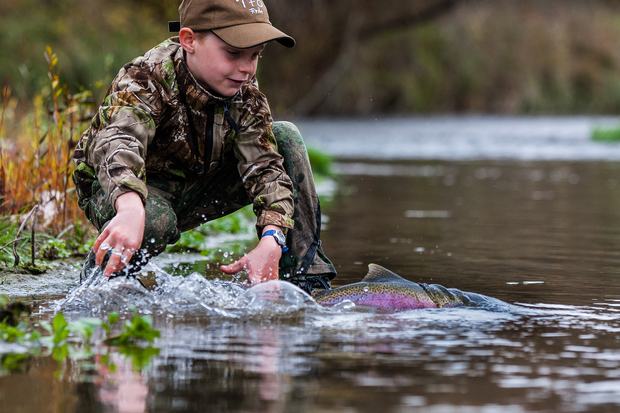 Last year's grand prize winning entry, "First Fish" by Stu Hastie.