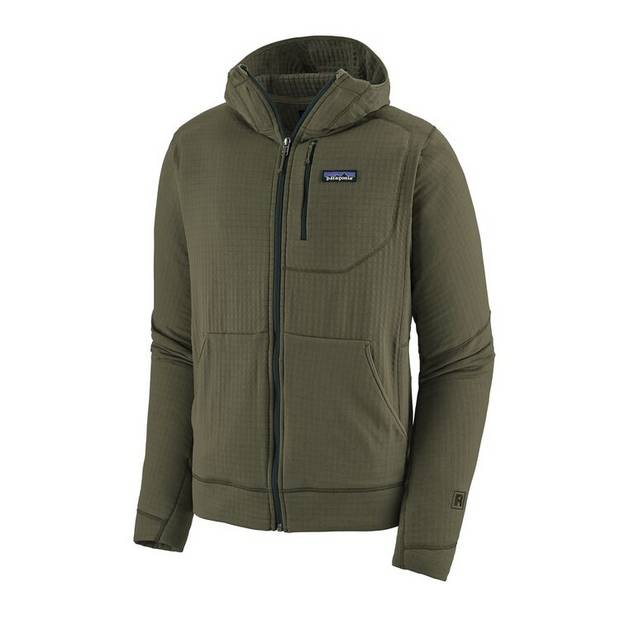 Patagonia's R1 Full-Zip Hoody midlayer (Image: Patagonia). Patagonia's R1 Full-Zip Hoody midlayer