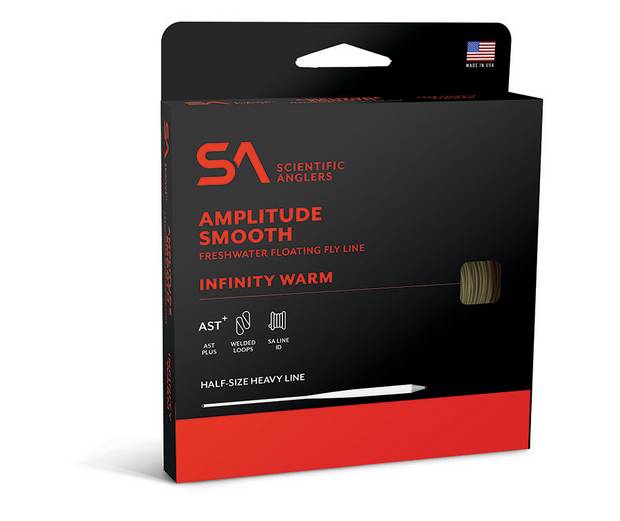 Image credit: Scientific Anglers. scientific anglers amplitude smooth infinity warm fly line