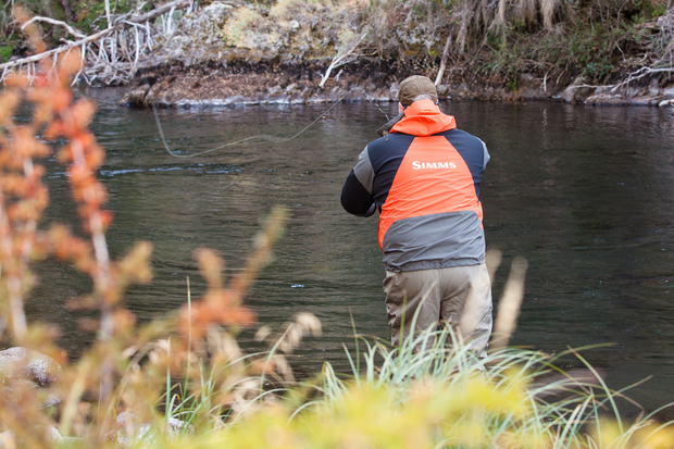 Casting dries on Patagonia's Rio Malleo (photo: Chad Shmukler). Orvis Recon Fly Rod