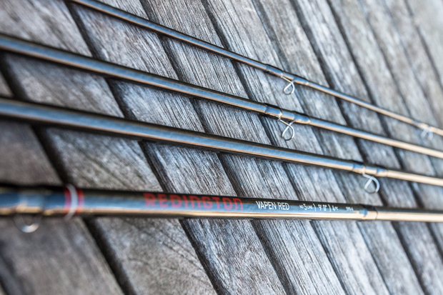 While you can't really see the X-Wrap construction in this photo, it is unmistakable in person. Redington Vapen Red