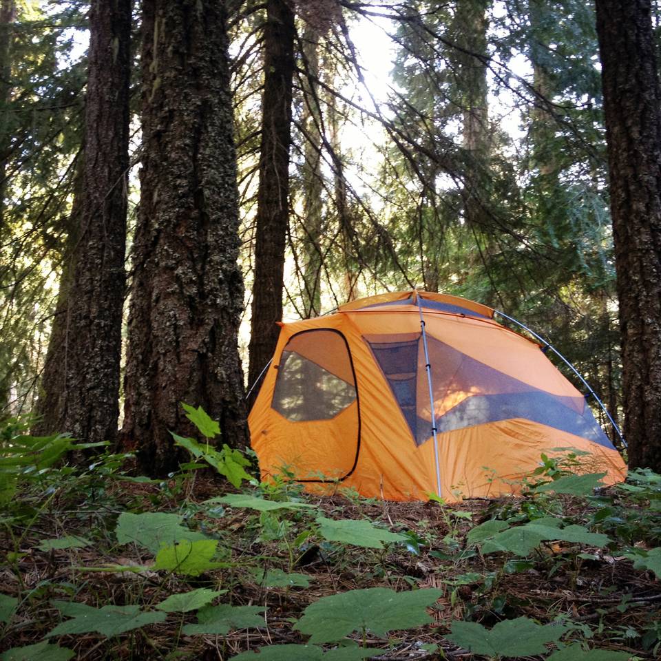 Camping on the Little Naches River