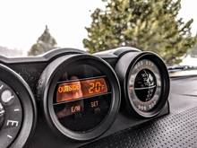car temperature dashboard