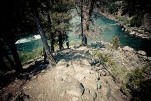 Confluence of the Yellowstone and Lamar Rivers