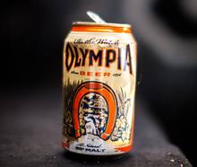 olympia beer can