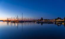 marina at night