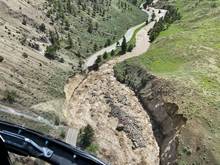 Yellowstone flood event 2022: North Entrance Road, Gardiner to Mammoth