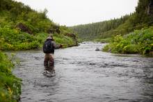 fly fisherman iceland