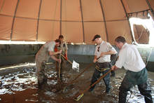 White River Fish Hatchery After Hurricane Irene