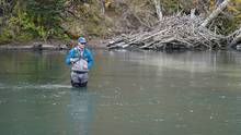 fly fisher nymphing