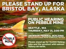Save Bristol Bay Seattle Meeting