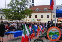 The award ceremony at the 30th annual FIPS-Mouche World Fly Fishing Championships in Krosno, Poland