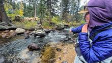 Taylor Hames, a guide for Sasquatch Fly Fishing at YMCA of the Rockies