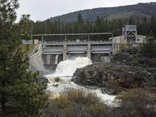 John C. Boyle dam on the Klamath River 