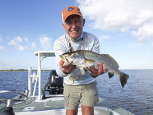 charlie bush with speckled trout