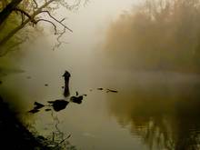 Fog blankets the South Holston (photo: Mike Sepelak).