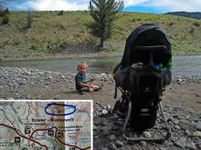 Kids Backcountry Lamar River Yellowstone National Park