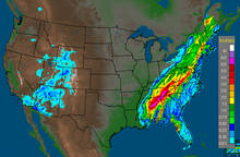 Current Precip from Tropical Storm Lee
