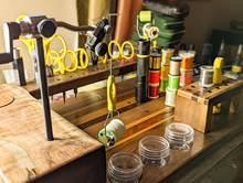 lone bison fly tying table