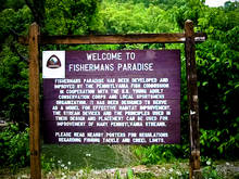 Fisherman's Paradise on Spring Creek in Pennsylvania