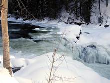 Icy River Winter