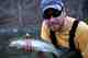 A hatchery-reared rainbow trout (photo: Chad Shmukler). stocked hatchery trout
