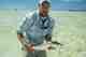 Take the plunge and you too can be as happy as this elated angler. (photo: Brock Siegel) Anegada Bonefish