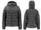 The women's DOWNstream jacket, front and back. simms women's downstream jacket