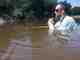 Photo: Chris Hunt fly fishing Big Thicket National Preserve