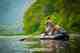 Photo: George Daniel smallmouth bass fishing flycraft raft