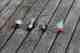 From left to right: Card's Cicada, Foam Para-cicada, Agee's Knobbler Cicada and Card's Green River Super Cicada. MFC Magicicada Flies